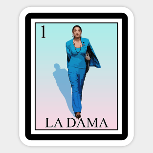 LA DAMA Sticker